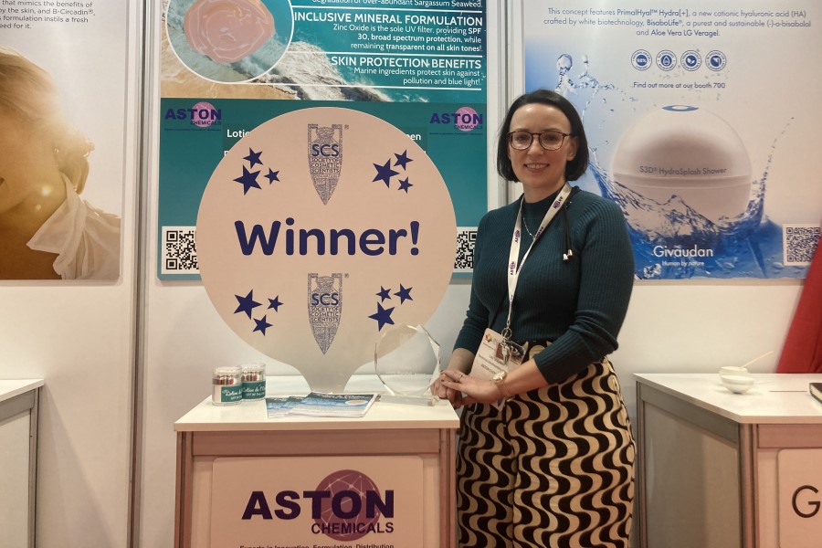 Aston Chemicals wins SCS Formulate innovation prize