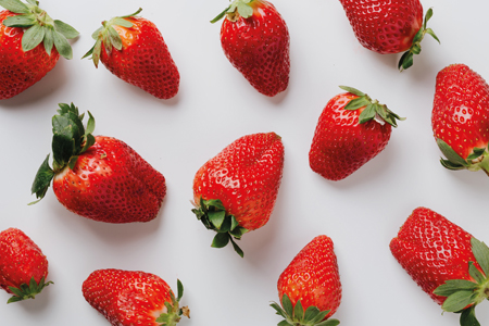 Anti-pollution efficacy of  strawberry ingredient