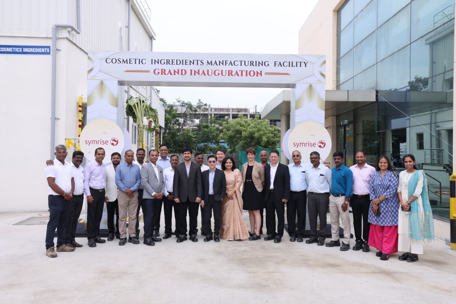 Symrise opens cosmetic ingredient plant in Chennai, India